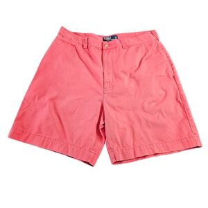 Vintage 90s Polo Ralph Lauren Shorts Philip 36 Red Travel Resort Vacation Preppy
